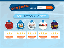 Tablet Screenshot of casinobarcelonaonline.com